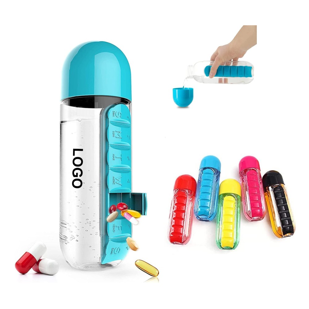 Pill Box, Cups, Bottles