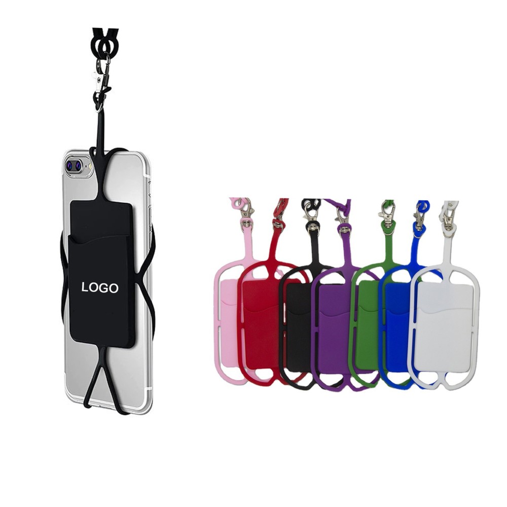 Neck Phone Holder/ Card Pockets